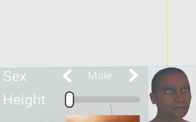 Character creator from profile creation